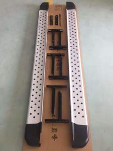 Running Board: Aluminum Black SIDE STEPS Running Board For Volkswagen VW Amarok 2010-2019