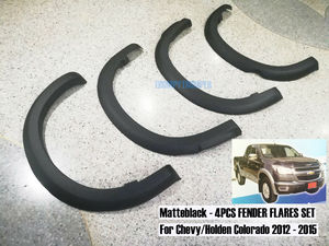 MATT BLACK FENDER FLARE WHEEL ARCH  FOR HOLDEN COLORADO MY12 2012 - 2015
