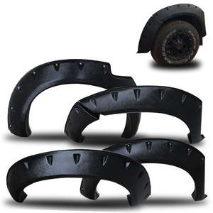 BLACK FENDER FLARE WHEEL ARCH WITH NUT FOR TOYOTA HILUX 2005 - 2010