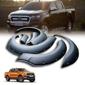 MATT BLACK FENDER FLARE WHEEL ARCH WITH NUT FOR FORD RANGER PX2  2015+
