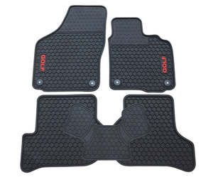 Floor Mat: Tailor Made Waterproof Latex Rubber Car Floor Mat FOR VW Golf  MK5 MK6