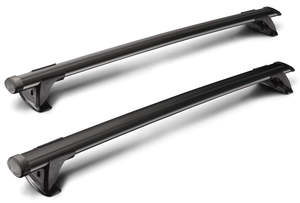 Roof Rack: 54" Aluminium Black roof rack Cross Bar -Suit for Hilux Ranger Colorado Navara & UTE
