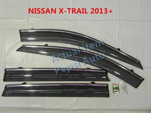 Door Visor / Weather Shield / Monsoon Guard For X TRAIL X-TRAIL 2013+ (4 PIECE)