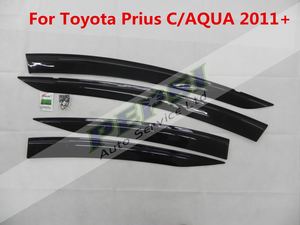 Door Visor / Weather Shield / Monsoon Guard for Toyota Toyota Prius c / Aqua 11+