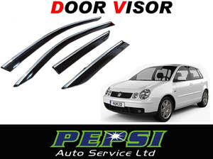Door Visor / Weather Shield / Monsoon Guard For  VW POLO 2002 - 2009  MK4
