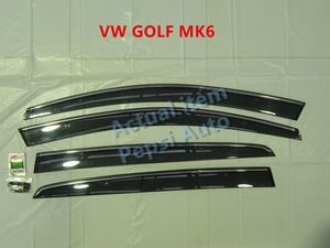 Door Visor / Weather Shield / Monsoon Guard For  VW  GOLF MK6    (4 PIECE)