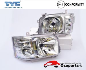 Pair LH+RH Head Light Headlight Lamp for Toyota Hiace 14~current - Low Roof Only