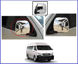Chrome Wing Mirror Left + Right (pair) FOR Toyota Hiace Van 2005 - 2018