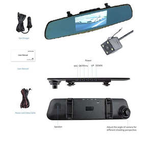 CAR DASH CAM1080HD (Front & Rear) Video Recorder Car DVR + Reversing camera