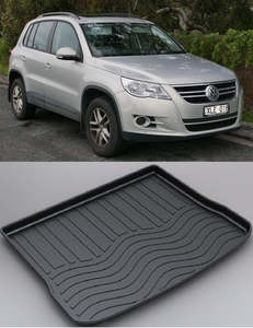 Cargo Cover: 3D Boot Liner / Cargo Mat / Trunk liner Tray for VW TIGUAN 2007 - 2015