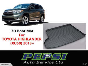 3D Boot Liner / Cargo Mat / Trunk liner Tray for TOYOTA HIGHLANDER (XU50) 2013+