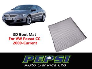 Cargo Cover Volkswagen: 3D Boot Liner / Cargo Mat / Trunk liner Tray for -- VW Passat CC (2009-Current)