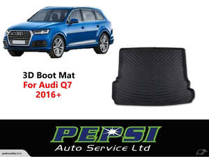 3D Boot Liner / Cargo Mat / Trunk liner Tray for Audi Q7  2016+ New Shape