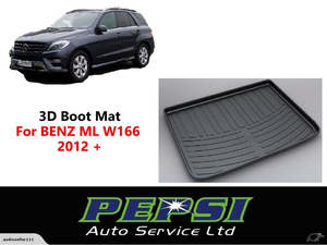 Cargo Cover Mercedes Benz: 3D Boot Liner / Cargo Mat / Trunk liner Tray for BENZ ML W166 2012 +