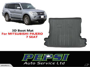Cargo Cover Mitsubishi: 3D Boot Liner / Cargo Mat / Trunk liner Tray for PAJERO V73 V98 97– 15 7 SEAT