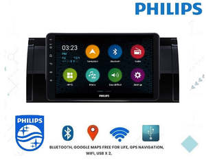 Philips Oem Gps: PHILIPS 1994-2003 BMW 5 E39 5 BMW 7 E38 BMW X5 E53 OEM 9 Inch  GPS NAV ANDROID STEREO - BLUETOOTH - Camera in