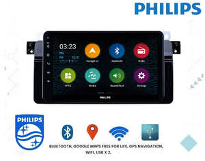 PHILIPS 1998-2006 BMW 3 Series E46 OEM 9 Inch  GPS NAV ANDROID STEREO - BLUETOOT&hellip;