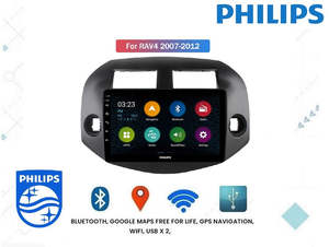 Philips Oem Gps Toyota: PHILIPS - Suit for   TOYOTA RAV4 07-12    OEM 9 Inch  GPS NAV ANDROID STEREO  BLUETOOTH - Camera in
