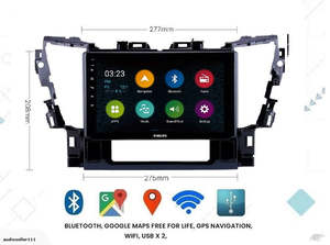Philips Oem Gps Toyota: Philips - Suit for Toyota ALPHARD / VELLFIRE OEM 10" GPS NAV ANDROID BT STEREO Camera in