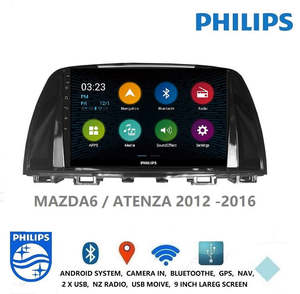 Philips Oem Gps Mazda: PHILIPS - MAZDA 6 ATENZA 12 - 16 OEM 9 Inch  GPS NAV ANDROID STEREO - BLUETOOTH - Camera in
