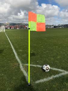 Corner Flag - Spiked base - yellow