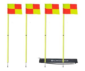 Corner Flags: Alpha Corner Flags - pack of 4 in carry bag