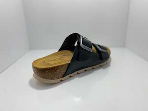 Sandal & Slides: Frazer Slip On Leather Adjustable Straps Le Sansa