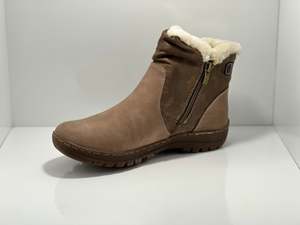 Ankle Boots: Gel-02 Vegan Fur Lined Boots CC Resorts
