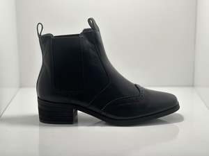 Ankle Boots: Austin Pull on Leather Boot Isabella