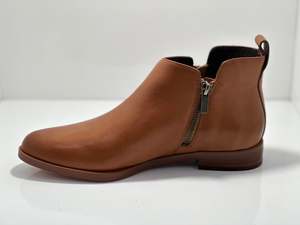 Ankle Boots: Zarina Twin Zip Leather Boot EOS