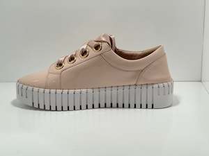 Sneaker: Bassel Leather Sneaker with Lace & Zip D & J