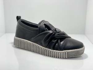 Casual: Bowie Knot Slip On Leather Shoe Hinako