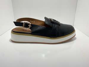 Quid Leather Slingback Tortoise Buckle A & E