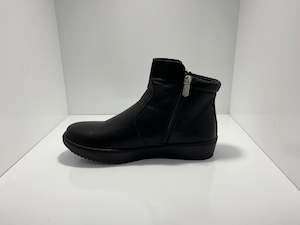 Cabello EG54 Black Leather Twin Zip