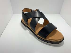 Eos: Thoughtlfully Leather Sandal with Cork Outsole