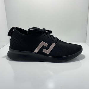 Bolt All Black/Rose Gold Rollie Sneaker