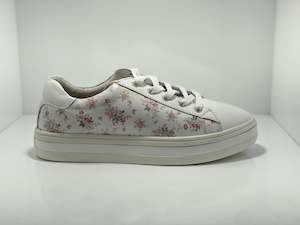 Pine Flower Leather Sneaker Alfie & Evie