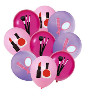 Balloons: 12 pcs Spa Day latex balloons