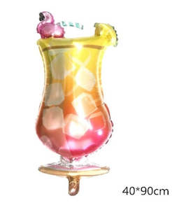 Adult Party Balloons: Cocktail glass balloon - foil - Adult Party