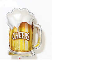 Adult Party Balloons: Beer Mug balloon - foil - Adult Party