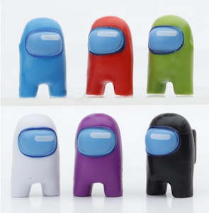 Cake Toppers: 6 pcs Among Imposter Figurines / Cake Toppers