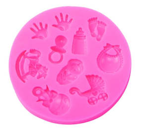 Gender Reveal: Baby bits silicon mould