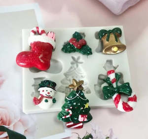 Silicon Moulds: Christmas decoration silicon mould