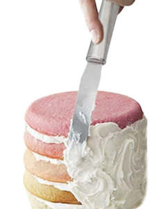 Tools: 25 cm offset spatula - stainless steel