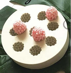 Floral: Raspberry silicon mould