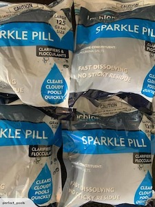 Pool Chemicals Nz: 5 x Super Strength Clarifying Tablet 125gm