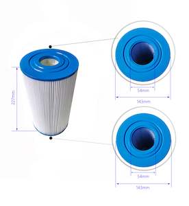 Spa Pool Filters: 2 x Trueform, Rotoform Spa Pool Filter 143 x 227mm SQ50