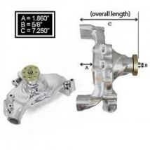Weiand Polished Water Pump BB Chev Long Performance Parts