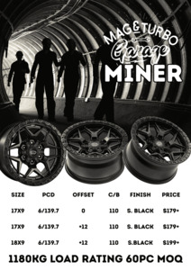 Miner - Satin Black