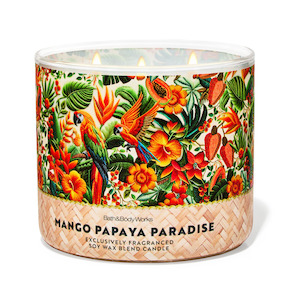 Mango Papaya Paradise by Bath & Body Works 3-Wick Scented Candle